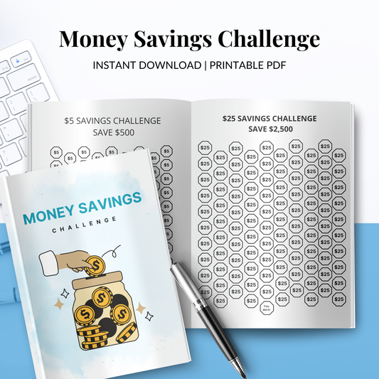 2026 Money Savings Challenge Planner – Printable Financial Challenge PDF