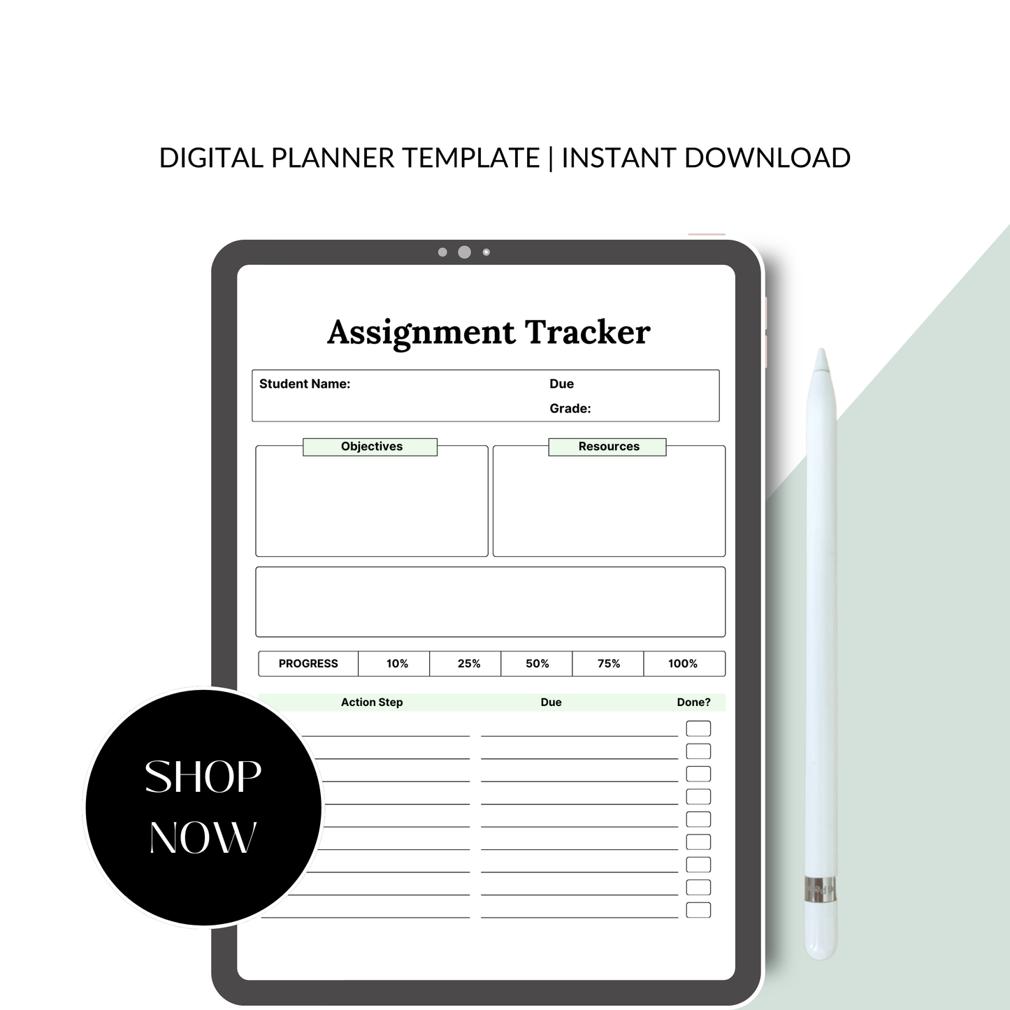 2026 Life Planner – All-in-One Digital Productivity Planner (PDF)