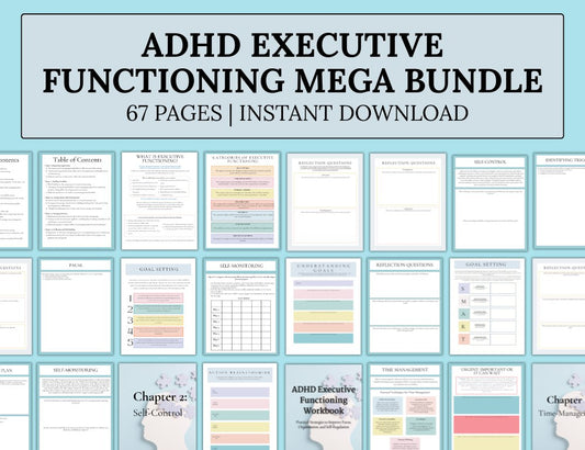 ADHD Executive Function System ( Printable PDF )